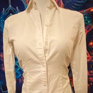 Ralph Lauren Slim Fit White Long Sleeve